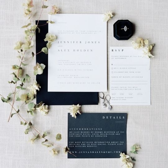 invitation square